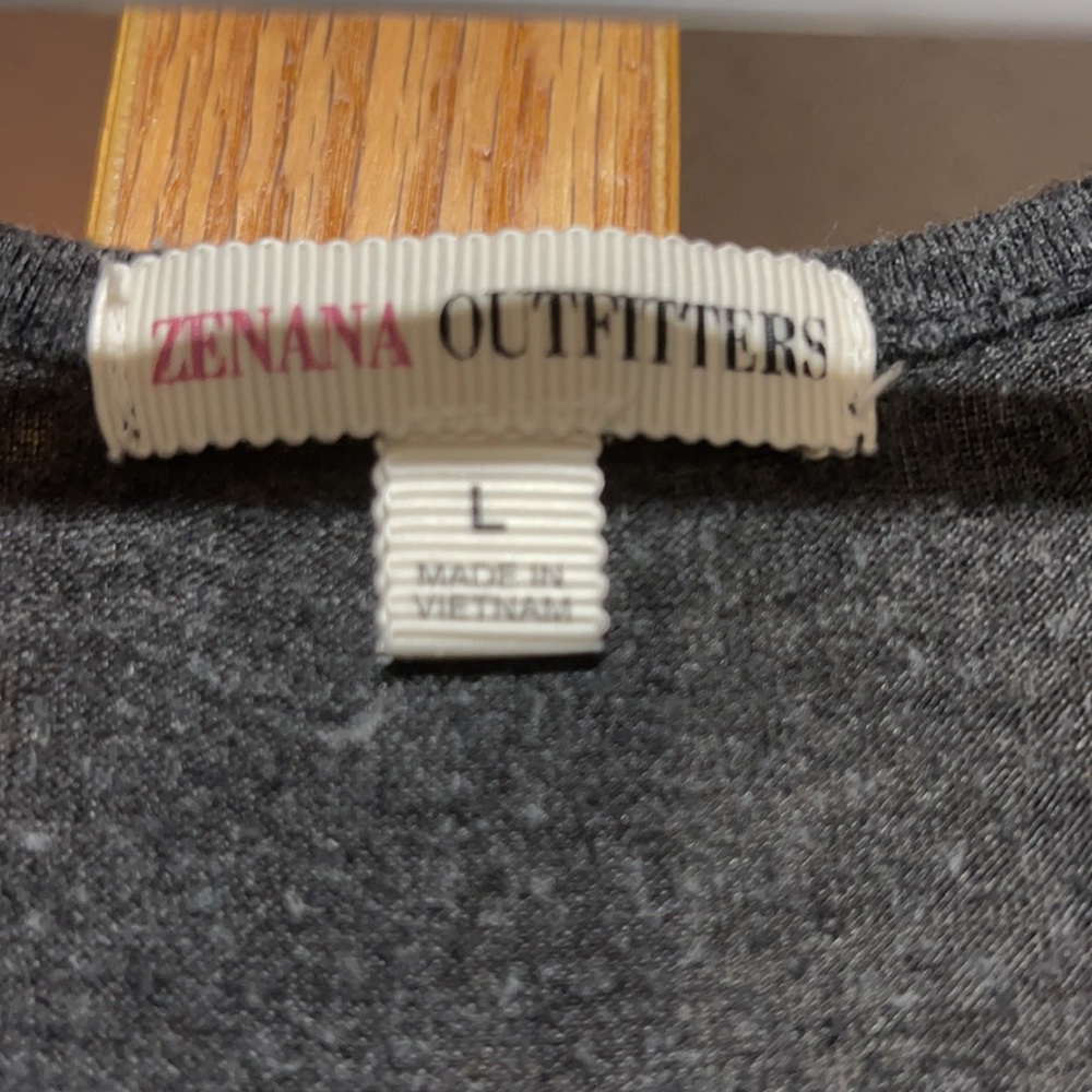 Gray Racerback Tank Top - Picture 2 of 2